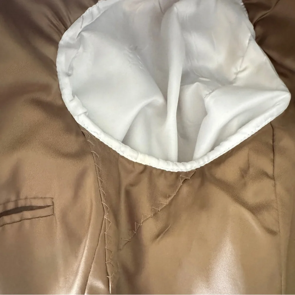 Jean Paul Germain Blazer Men's Tan‎ Camel Hail & Wool Blend Sportscoat Size 42L